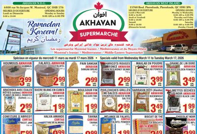 Akhavan Supermarche Flyer March 11 to 17