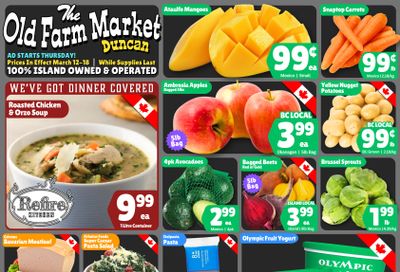 The Old Farm Market (Duncan) Flyer March 12 to 18