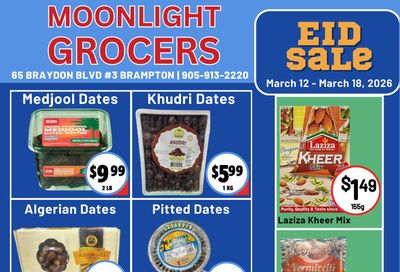 Moonlight Grocers Flyer March 12 to 18