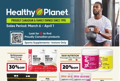 Healthy Planet Flyer March 12 to April 1