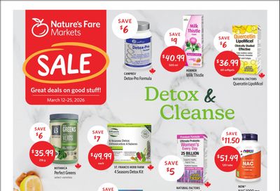 Nature's Fare Markets Flyer March 12 to 25