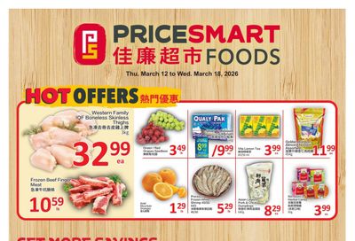 PriceSmart Foods Flyer March 12 to 18