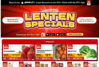 Seafood City Supermarket (MB) Flyer March 12 to 18