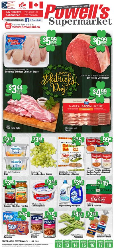 Powell's Supermarket Flyer March 12 to 18