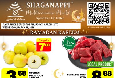 Shaganappi Mediterranean Market Flyer March 12 to 18