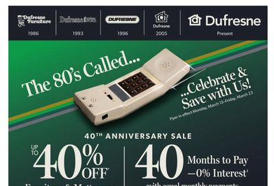 Dufresne Flyer March 12 to 23