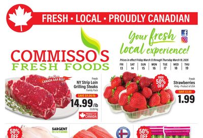 Commisso's Fresh Foods Flyer March 13 to 19