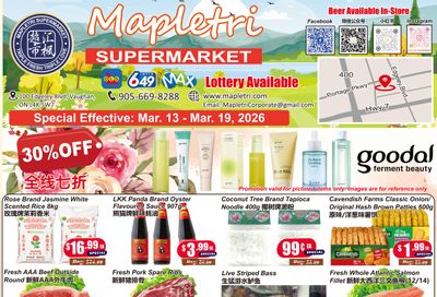 Mapletri Supermarket Flyer March 13 to 19