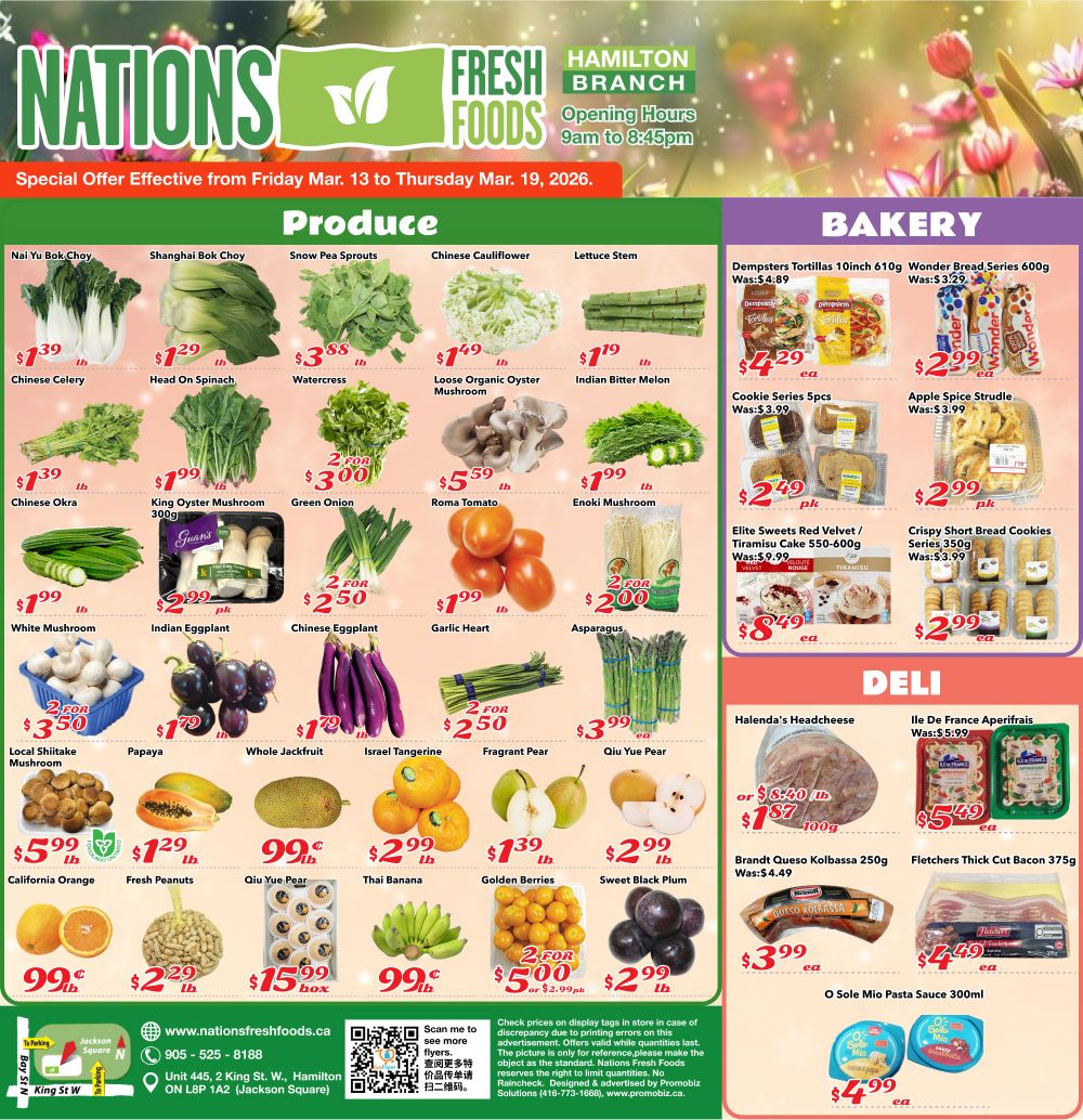 Nations Fresh Foods (Hamilton) Flyer March 13 to 19