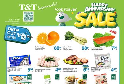 T&T Supermarket (London & Waterloo) Flyer March 13 to 19