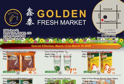 Golden Fresh Market Flyer March 13 to 19