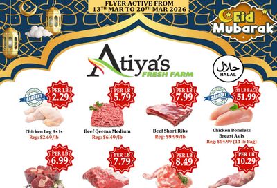Atiya's Fresh Farm Flyer March 13 to 19