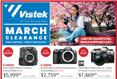 Vistek Flyer March 16 to 31