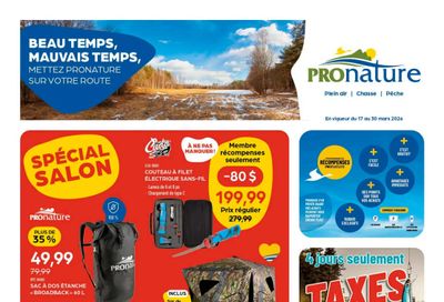 Pronature Flyer March 17 to 30
