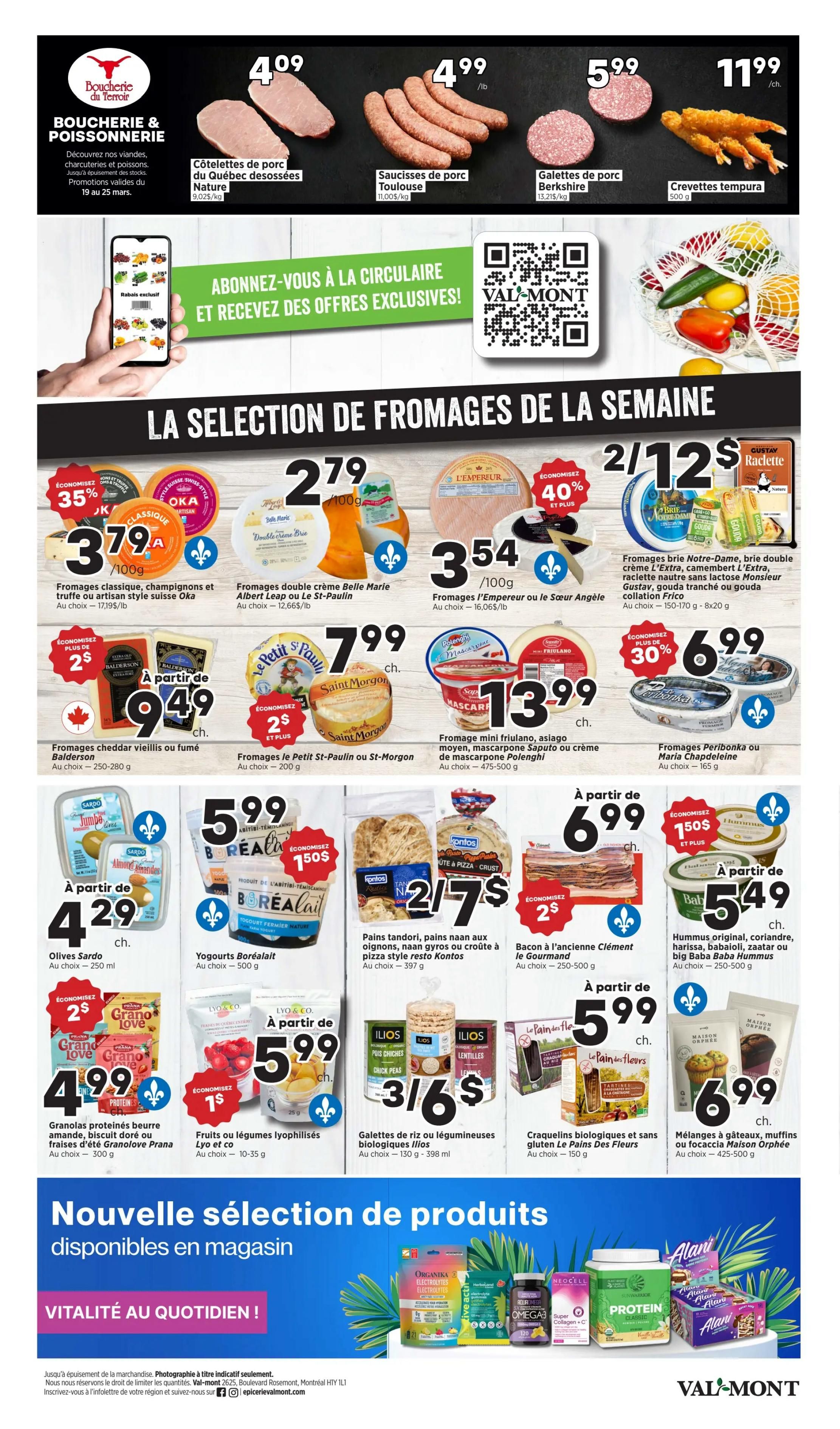 Val-Mont Flyer March 19 to 25