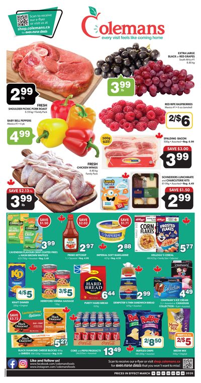 Coleman's Flyer March 19 to 25