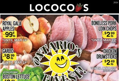 Lococo's Flyer March 18 to 22