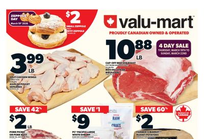 Valu-mart Flyer March 19 to 25