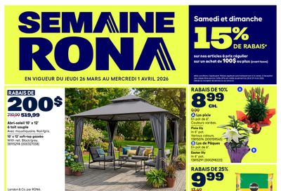 Rona & Rona+ (QC) Flyer March 26 to April 1