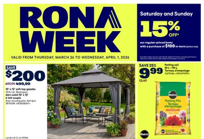 Rona & Rona+ (Atlantic) Flyer March 26 to April 1