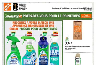Home Depot (QC) Flyer March 19 to April 1