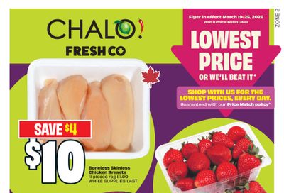 Chalo! FreshCo (West) Flyer March 19 to 25