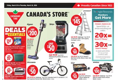 Canadian Tire (West) Flyer March 20 to 26