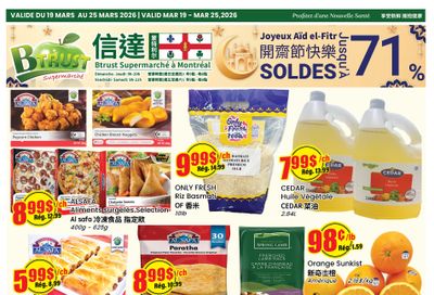 Btrust Supermarket (Montreal) Flyer March 19 to 25