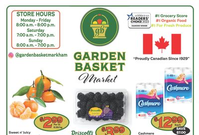 The Garden Basket Flyer March 19 to 25