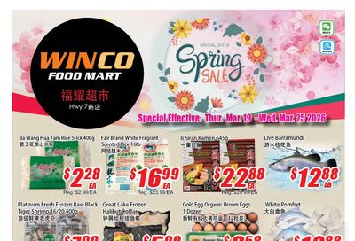 WinCo Food Mart (HWY 7) Flyer March 19 to 25