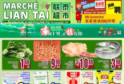 Marche Lian Tai Flyer March 19 to 25