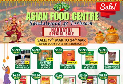 Asian Food Centre (Torbram Rd) Flyer March 19 to 24