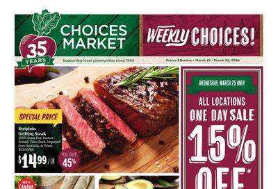 Choices Market Flyer March 19 to 25