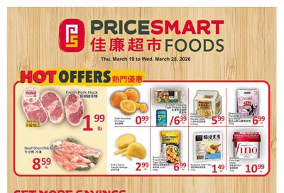 PriceSmart Foods Flyer March 19 to 25