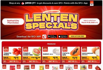 Seafood City Supermarket (MB) Flyer March 19 to 25