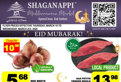 Shaganappi Mediterranean Market Flyer March 19 to 25