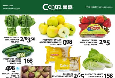 Centra Foods (Barrie) Flyer March 20 to 26