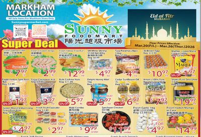 Sunny Foodmart (Markham) Flyer March 20 to 26