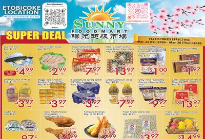 Sunny Foodmart (Etobicoke) Flyer March 20 to 26