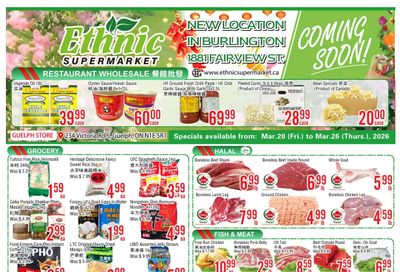 Ethnic Supermarket (Guelph) Flyer March 20 to 26