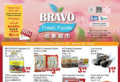 Bravo Fresh Foods Flyer March 20 to 26