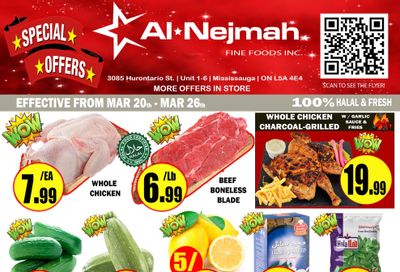 Alnejmah Fine Foods Inc. Flyer March 20 to 26