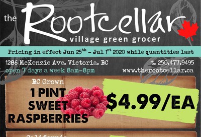 The Root Cellar Flyer June 25 to July 1