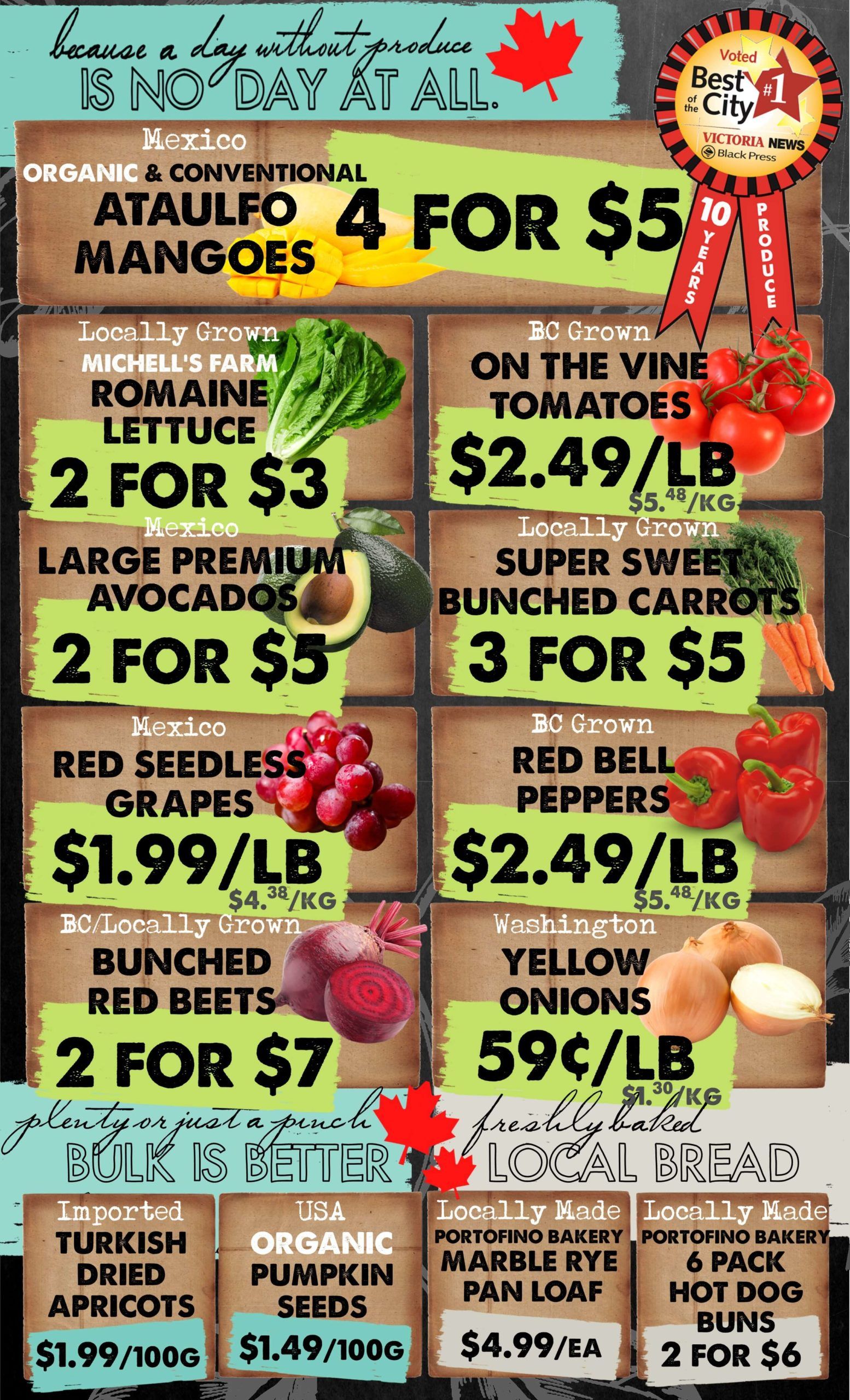 The Root Cellar Flyer June 25 to July 1
