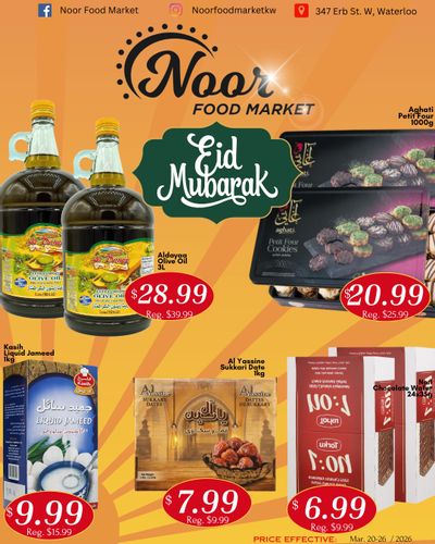 Noor Food Market Flyer March 20 to 26