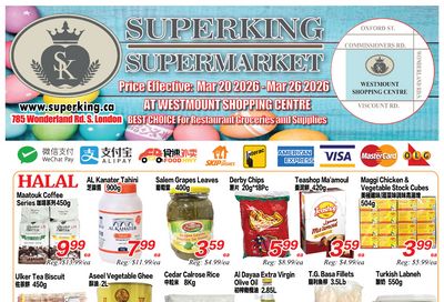 Superking Supermarket (London) Flyer March 20 to 26
