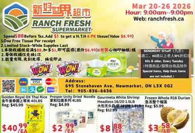 Ranch Fresh Supermarket Flyer March 20 to 26