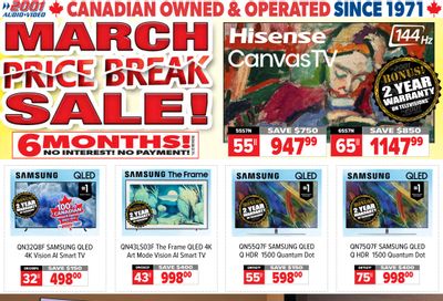 2001 Audio Video Flyer March 20 to 26