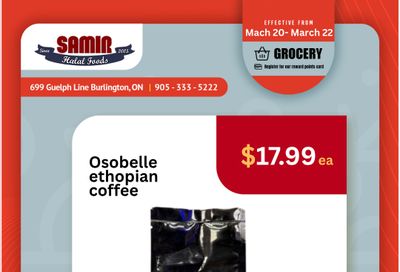 Samir Supermarket Flyer March 20 to 22