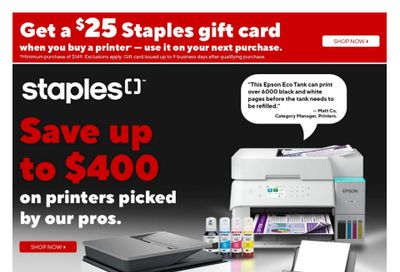 Staples Flyer March 20 to 26